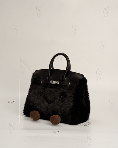 Plush Tote in Cinnamon | Limitée Collection